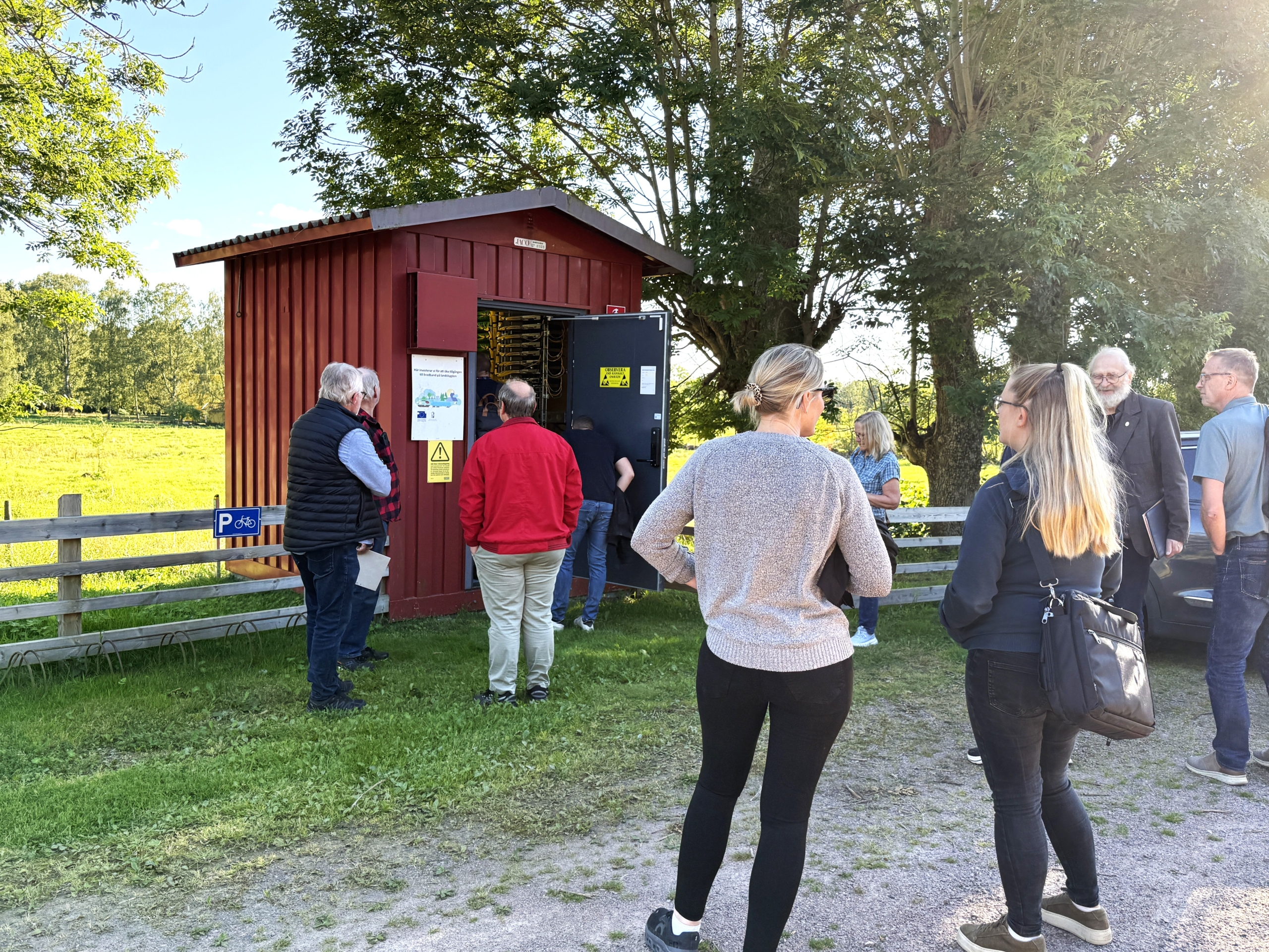 Bergs fiber investerar i säkerhet!